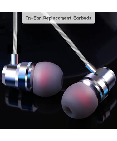 48-Piece Replacement Silicone Earplugs - Noise Insulation Ear Pads for In-Ear Headphones | 4 Colors 3 Sizes (S/M/L) - Universal Fit - Buy Online on GoSupps.com