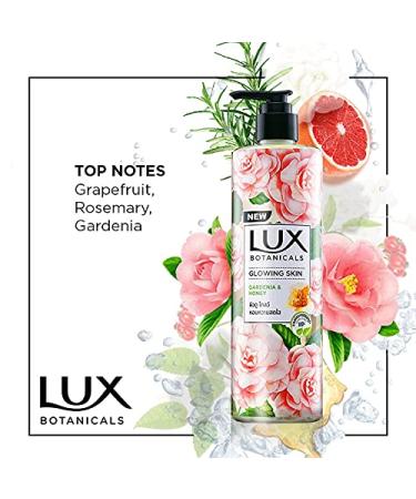 LUX Botanicals Glowing Skin Shower Gel - Natural Extracts Paraben-Free 450ml | Nourish & Illuminate Your Skin - Buy Online on GoSupps.com