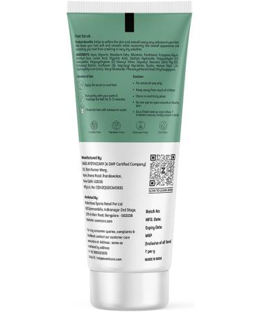 AZANI Exfoliating Foot Scrub with Glycolic & Lactic Acid - Smooth, Even Tone & Polished Skin - 50g (Pack of 1) - Buy Online on GoSupps.com