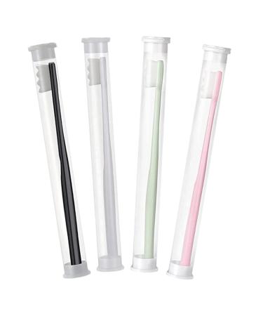 Soft toothbrush for adult rubber recession sensitive gums toothbrush with 10 000 soft bristles to toothbrushes for children 4PCs manual toothbrushes