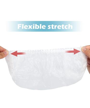 G2plus 50 Disposable Shower Hoods - Individually Wrapped Plastic Caps for Salon Spa Travel & Hotel Use - 44cm Hair Protection - Buy Online on GoSupps.com