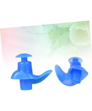 Unomor 5 Pairs Swimming & Diving Silicone Earplugs Set - Blue Pool Accessories with Nose Clip, Mute Sleeping Earbuds - Buy Online on GoSupps.com