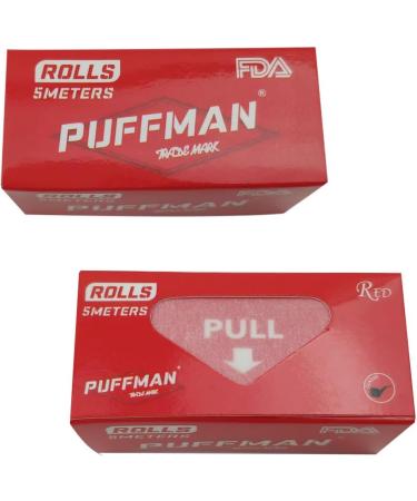 Puffman Rolls - White Rice Paper 5m x 44mm (Box of 24 Rolls) - Buy Online on GoSupps.com