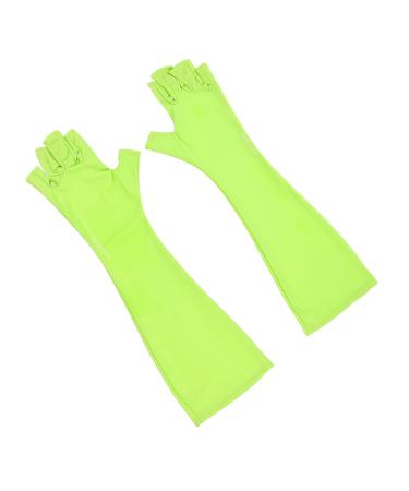 Beatifufu 1 Pair Nail Gloves Manicure Accessories The Gauntlet Nails Supplies Manicure Art Gloves Uv Led Lamps Glove Fingerless Manicure Gloves Glvoes Mj03 Skin Care Manicure Tools Polyester 25X9X0.4CM