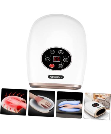 CLISPEED Hand Massager - Rechargeable White Plastic 26x21cm - Perfect for Relaxation & Pain Relief | International Shipping Available - Buy Online on GoSupps.com