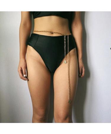 Urieo Gold Coin Tassel Waist Chain - Sexy Body Jewelry for Women & Girls - Buy Online on GoSupps.com