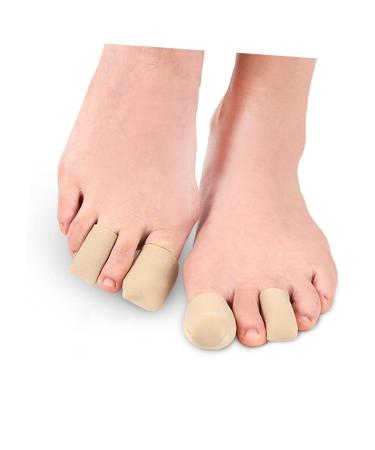 Buy 2 Pairs of Hand Toe Protector - Closed Toe Caps & Cushioning for Corns & Blisters | Portable Toe Tubes & Spacers - 4x2.6cm - Buy Online on GoSupps.com