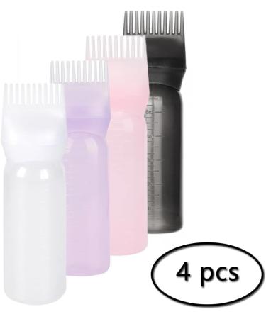 Tucireat Hair Oil Applicator Bottle 4 Pieces Oil Applicator Bottle For Hair Oil Applicator Scalp Oil Applicator Oil Bottle Hair Oil Applicator for Hair Root Comb Applicator Bottle - Buy Online on GoSupps.com