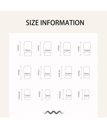 24Pcs Square Press On Nails with Glue - Medium Pink Gradient False Nails Set for Women and Girls - Buy Online on GoSupps.com