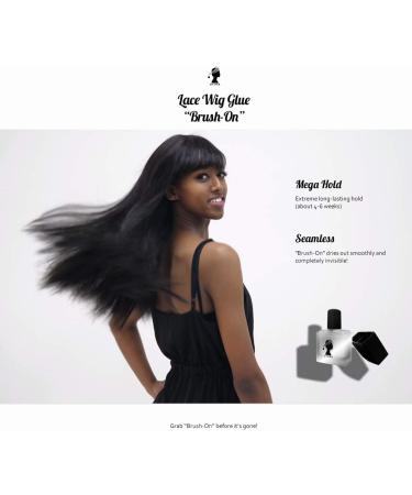 SILSTAR Inevitable Lace Wig Brush-On Glue | Durable Waterproof Oil-Resistant Hold for Lace Wigs Toupees & Hairpieces - Perfect for Touch Ups | International Shipping Available - Buy Online on GoSupps.com