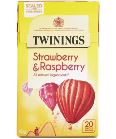 Herbal Tea Selection Box - 100 Tea Bags, 5 Flavors - Lemon & Ginger, Strawberry & Raspberry, Fennel, Pure Chamomile, Chamomile & Honey - Gift Box Fruit Tea Collection - Buy Online on GoSupps.com