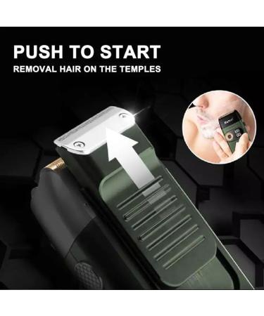 Buy Rechargeable Cordless Electric Razors for Men | LCD Double-Blade Shaver & Hairdressing Scissors - International Shipping Available - Buy Online on GoSupps.com