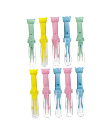 Healvian 10pcs Booger Clip Ear Cleaning Tools Ear Cleaners Baby Nose Ear Wax Removal Tool Nose Booger Tweezers Dried Boogers Picker Nose Tweezer Baby Nose Clean Clip Booger Cleaning Clip