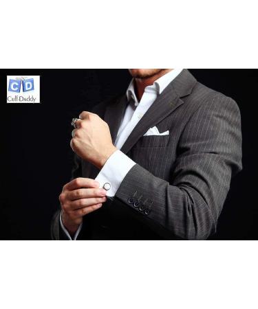 Cuff-Daddy Double Knot Gunmetal Cufflinks | Presentation Box Included - Buy Online on GoSupps.com