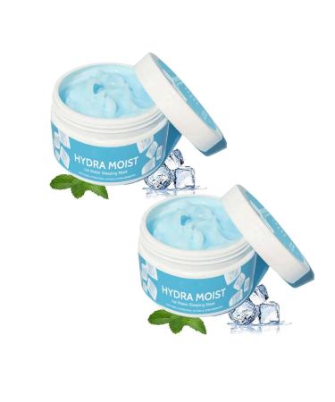 SBTRKT Beauty Hydra Moist Ice Water Night Mask for Face Sleep Mask with Ice Water Moisturising Cream with Hyaluronic Acid Skin Lotion Silky and Not Greasy Reduces Pores