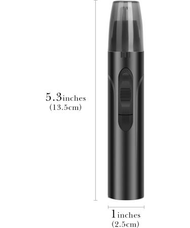 Linkidea Men's Electric Ear and Nose Hair Trimmer - 360 Rounded Blade Safe Hair Removal USB Portable Charging (Black - Buy Online on GoSupps.com