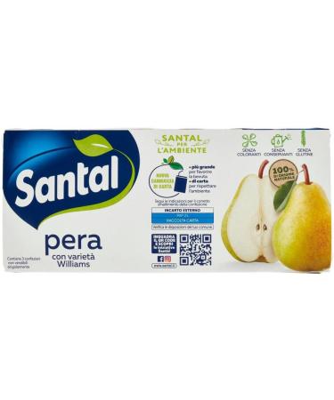 Parmalat Santal Pear Pear juice Fruit juice Soft drink Brik 3 x 200 ml - Buy Online on GoSupps.com