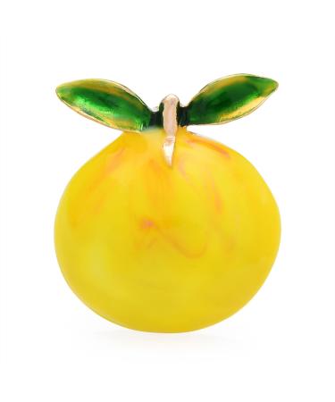 Pin Jewelry Gifts for Women Ladies Fashion Accessories Enamel Big Lemon Brooch Ladies Cute Fruit Party Brooch Cardigan Jacket Coat Brooch Brooches & Pins