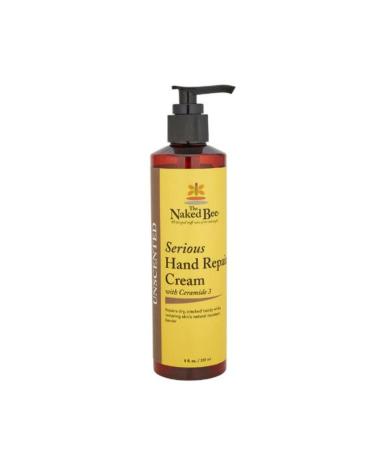 The Naked Bee Unscented Serious Hand Repair Cream 8 oz. Unscented 8 Fl Oz (Pack of 1)