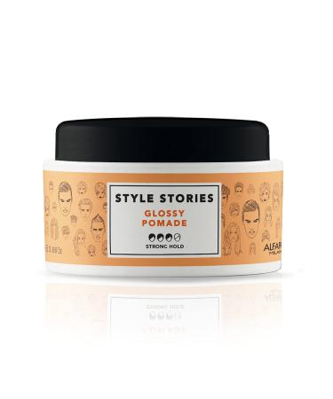 Alfaparf Milano Style Stories Glossy Pomade - Strong Hold - Extra Shiny Finish Wax Pomade - Long Lasting  All Day Hold - Professional Salon Quality Hair Styling Product - 3.66 oz. - Buy Online on GoSupps.com