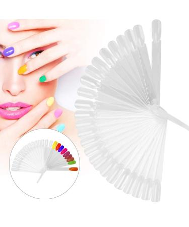 Buy Dekaim 32pcs Clear Nail Tips Stick - False Nail Display Palette for Manicure & Gel Polish Practice - International Shipping Available - Buy Online on GoSupps.com