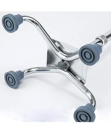 Walking Stick Crutches Crutches for The Elderly Anti Skid Sticks Crutches for The Elderly Four Legged Crutches for The Elderly Medical Telescopic Rods Silver Crutch Selfless dedication - Buy Online on GoSupps.com