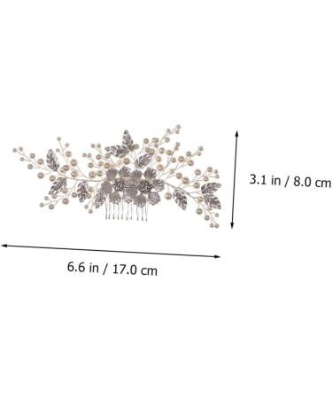 Ipetboom Flower Comb Bridesmaid Abs Crystal Comb Flowers - Buy Online on GoSupps.com