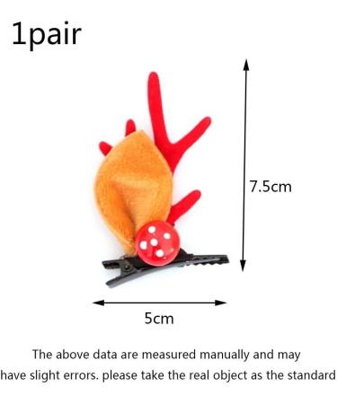 Shop Bontannd Christmas Antler Hair Clips - Festival Headbands & Hair Accessories for Every Holiday Celebration - Buy Online on GoSupps.com