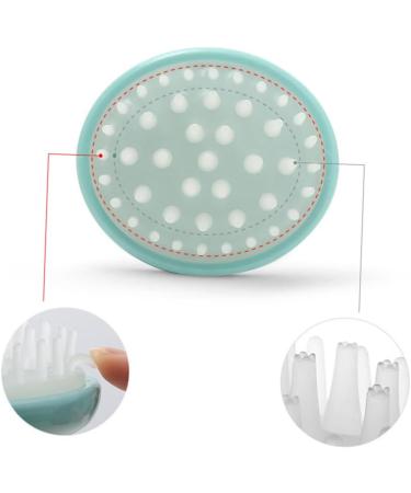 Healvian Silicone Hair Massage Brush - Set of 2 - Scalp Shampoo Brush for Dandruff Relief & Hair Washing - Buy Online on GoSupps.com