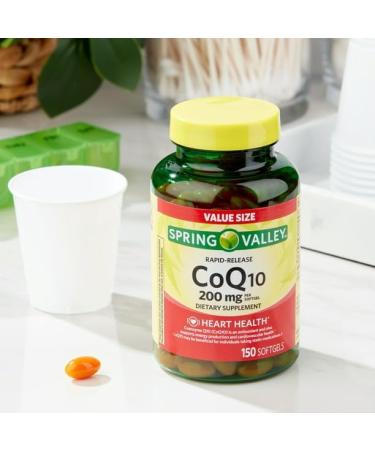 Buy IKJ Rapid Release CoQ10 Softgels 200mg - 150 Count | High-Quality Energy Support Supplement - Fast International Shipping - Buy Online on GoSupps.com