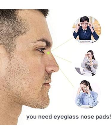 Quesuc Glasses Nose Pads 24 PCS Eyeglass Nose Pads On Soft Silicone Nosepads Nose Pads For Eyeglasses(1.5mm Transparent) - Buy Online on GoSupps.com