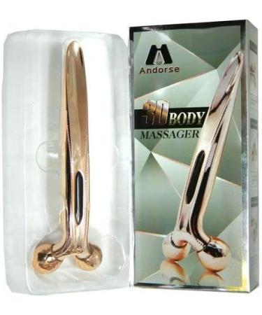 Buy Androse 3D Roller Massager for Face & Body - Gold Color | Best International Shipping - Buy Online on GoSupps.com