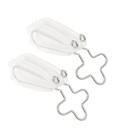 DOITOOL 2 Pi ces Pince-nez Modelant Outils Clip De Nez Dispositif De Nez Le Haut L ve-nez Pince-nez De Natation Formeur De Nez Bricolage Clip Beaut Cosm tique Silicone 5X3.5X2.3CM 2