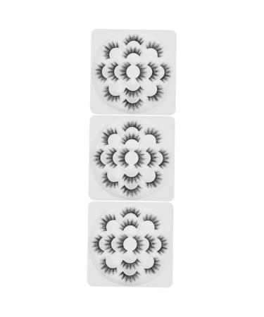 MAGICLULU 21 Pairs Fake Eyelashes Fake Lashes False Eyelash Eyelashes Extension Natural Eyelashes Stage Eyelash Makeup Eyelash Artificial Eyelashes Art Eyelashes Curly Eyelashes