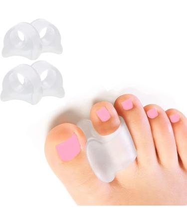 Jinlanshop Toe Separator & Spreader - 4 Piece Gel Toe Protectors for Friction Relief & Pressure Relief - Unisex Medium Distance - Buy Online on GoSupps.com