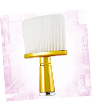 MERRYHAPY Hair Brush Hairdressing Face Duster Haircut Duster Haircut Brush Hair Cutting Neck Duster Neck Duster Hair Removal Brush Neck Hair Sweep Brush Dedicated Hair Comb 14x10cm Golden - Buy Online on GoSupps.com