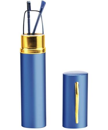Kokobin Flexible Metal Reading Glasses +3.0 Diopters | Unisex Feather-Hinge Readers with Case - Ideal Visual Aid (Blue) - Buy Online on GoSupps.com