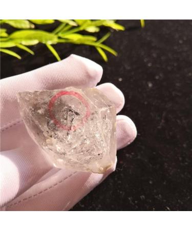 Rare! Natural Clear Quartz Movable Water Gall Stone Reiki Fengshui Crystal Stones Natural Stone and Full of Texture - Buy Online on GoSupps.com