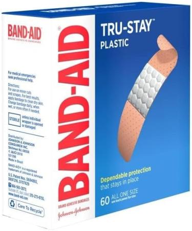 Buy BAND-AID Plastic Strips - All One Size 60 Each (Pack of 7) | Fast International Shipping - Buy Online on GoSupps.com