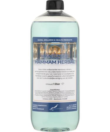 Claudius Hammam Herbal Hand Soap 1 Litre - Transparent
