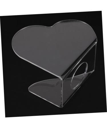 Ipetboom 2 Pi ces Palette de Nail Art Transparente Acrylique Forme C ur Plateau M lange Vernis Ongles Portable et Pratique avec Pr sentoir pour Accessoires Manucure et Salon Professionnel - Buy Online on GoSupps.com