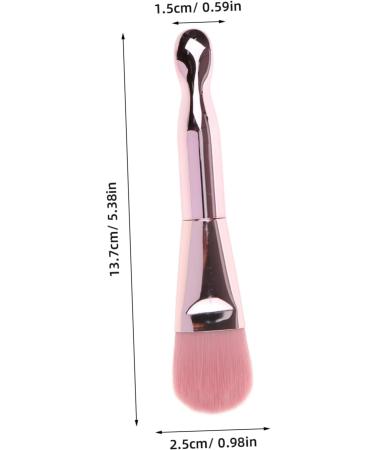 Mikinona Double-headed Facial Treatment Brush Facial Mask Brush Grubber Mask Brushes for Facials Mask Brush Applicator Salon Facial Women Mud Mask Brush Cream Spoon Aluminum Tube - Buy Online on GoSupps.com