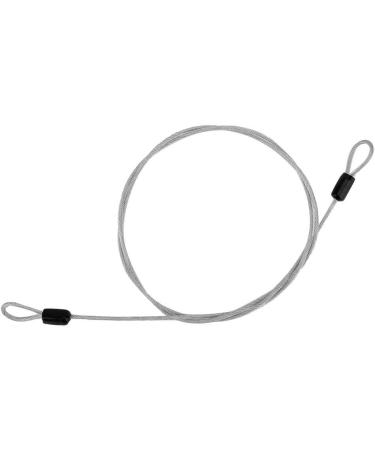 Security Steel Cable  Double Looped Stainless Steel Security Lock Cable for   Loop Cable Scooter Lock(Silver ) - Buy Online on GoSupps.com