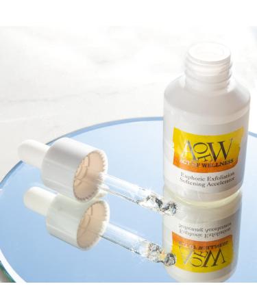 Act of Wellness Euphoric Exfoliation Weekly Exfoliating Facial Treatment Peel for Soft and Baby Smooth Skin - with Lactic and Glycolic Acid - Vegan (2oz and 1oz) - Buy Online on GoSupps.com