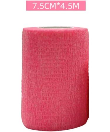 Dewedrt Pink Sport Self Adhesive Elastic Bandage Wrap Tape for Knee Support Pads Finger Ankle Palm - Buy Online on GoSupps.com