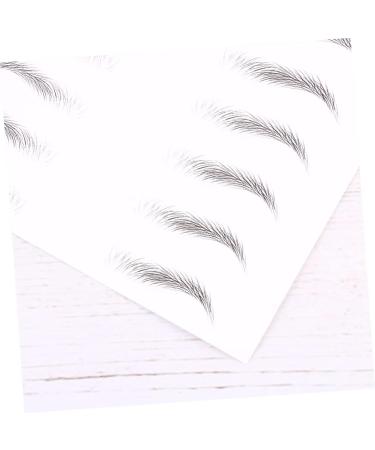 Gogogmee Artificial Eyebrow Patch 2 Sheets Black Stickers Brow Tatoo Eyebrow Makeup Tools s 3 Proof Patch - Buy Online on GoSupps.com