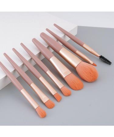 Mini 8 Travel Makeup Brush Set - Perfect Bridesmaid Gift & Foundation Brush for On-the-Go Beauty - Buy Online on GoSupps.com