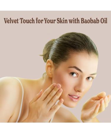 Natural Born Oils Baobab Oil 8oz Organic Cold-Pressed Antioxidant-Rich Enhances Skin Elasticity Strengthens Hair - Buy Online on GoSupps.com