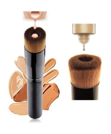 heaven2017 Flat Top Foundation Brush Face Cosmetic Makeup Soft Fine Synthetic Dense Bristles Brush Multi