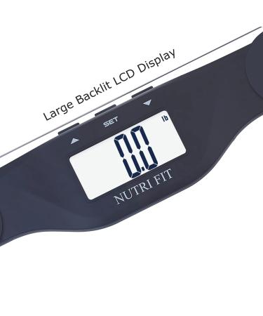 NUTRI FIT BMI Scale Digital Body Weight Analyzer for Heavy Duty 400 lbs Large Backlight Display Black - Buy Online on GoSupps.com
